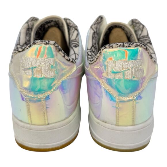 Size 12 - Nike Air Force 1 Premium iD Low Iridescent 779431-991 NO BOX DS RARE - Picture 5 of 11